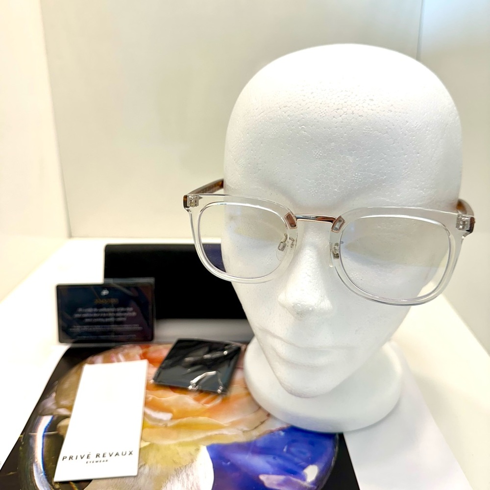 NWT Privé Revaux Blue Light Glasses “The Alchemist” Tortoise & Clear Frame